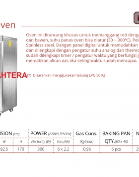 Gas Baking Oven GETRA