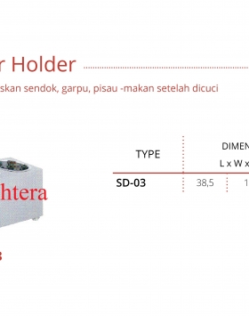 Spoon Drainer Holder Getra SD-03 Tempat Mengeringkan Sendok