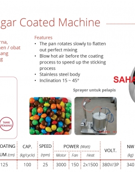 Chocolate / Sugar Coated Machine GETRA