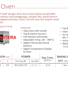 Gas Baking Oven GETRA