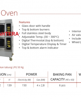 Gas Baking Oven GETRA