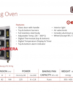 Gas Baking Oven GETRA