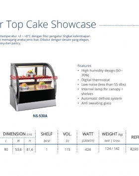 Counter Top Cake Showcase GEA