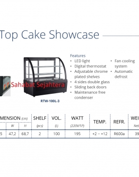 Counter Top Cake Showcase GEA