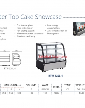 Counter Top Cake Showcase GEA