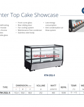 Counter Top Cake Showcase GEA