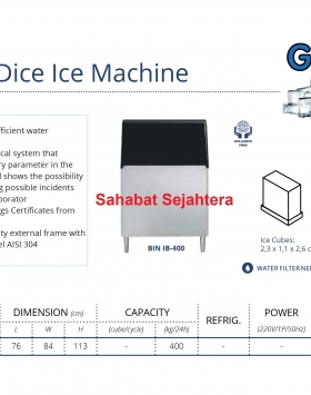 Half Dice Ice Machine GEA