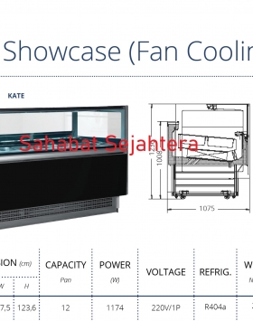 Gelato Showcase (Fan Cooling) GEA