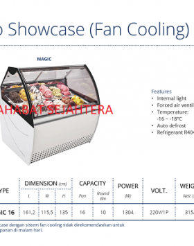 Gelato Showcase (Fan Cooling) GEA