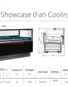 Gelato Showcase (Fan Cooling) GEA