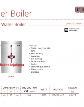 Electric Water Boiler GETRA