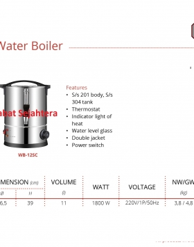 Cylinder Water Boiler GETRA