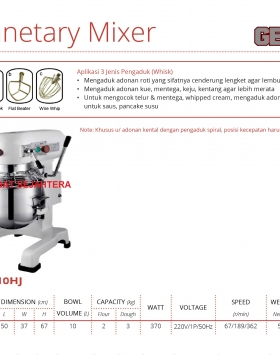 Planetary Mixer GETRA