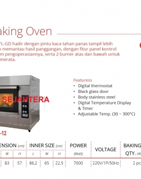 Electric Baking Oven GETRA