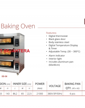 Electric Baking Oven GETRA