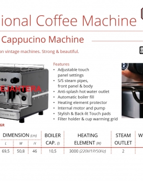 Espresso & Cappucino Machine GETRA