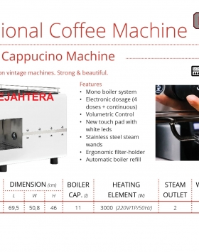 Espresso & Cappucino Machine GETRA