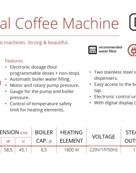 Professional Coffee Machine GETRA