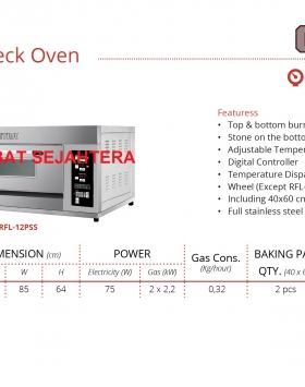 Gas Pizza Deck Oven GETRA