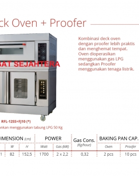 Combi Deck Oven + Proofer GETRA