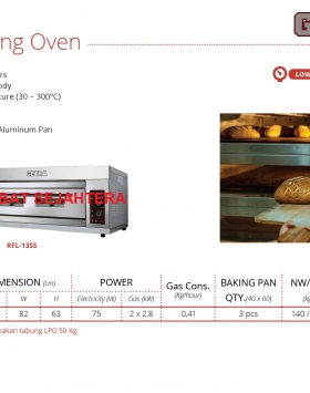 Gas Baking Oven GETRA