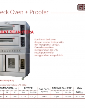 Combi Deck Oven + Proofer GETRA