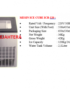 Mesin Ice Maker Wirastar ICB-120