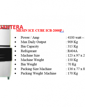 Mesin Ice Maker WIRASTAR ICB-2000P