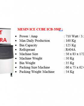 Mesin Ice Maker WIRASTAR ICB-350P