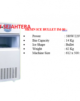 Mesin Ice Maker WIRASTAR IM-80