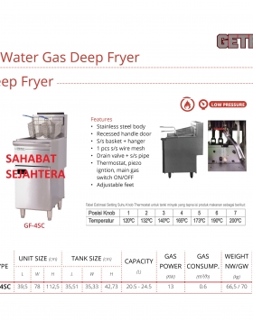 Gas Deep Fryer GETRA GF-4SC