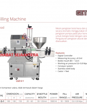 Auto Filling Machine GETRA LGZ-S-1 Single Head