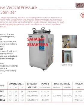 Steam Sterilizer GETRA LS-100LD