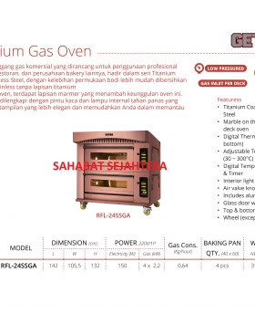 Premium Gas Oven GETRA RFL-24SSGA