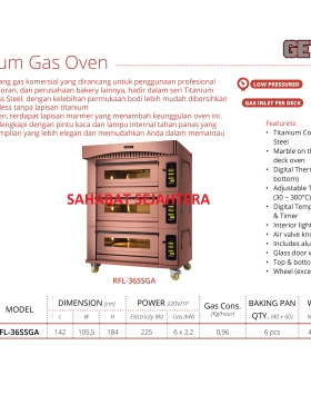 Premium Gas Oven GETRA RFL-36SSGA